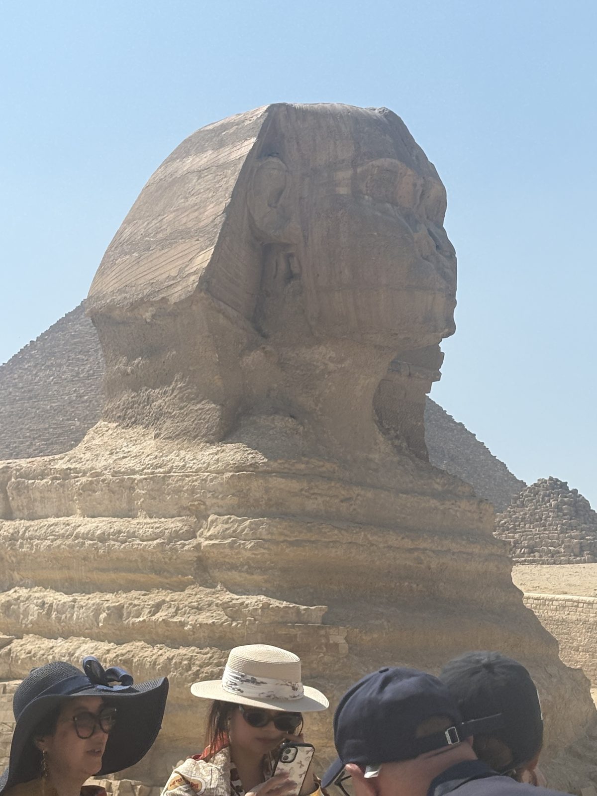 The Great Sphinx of Giza in profile