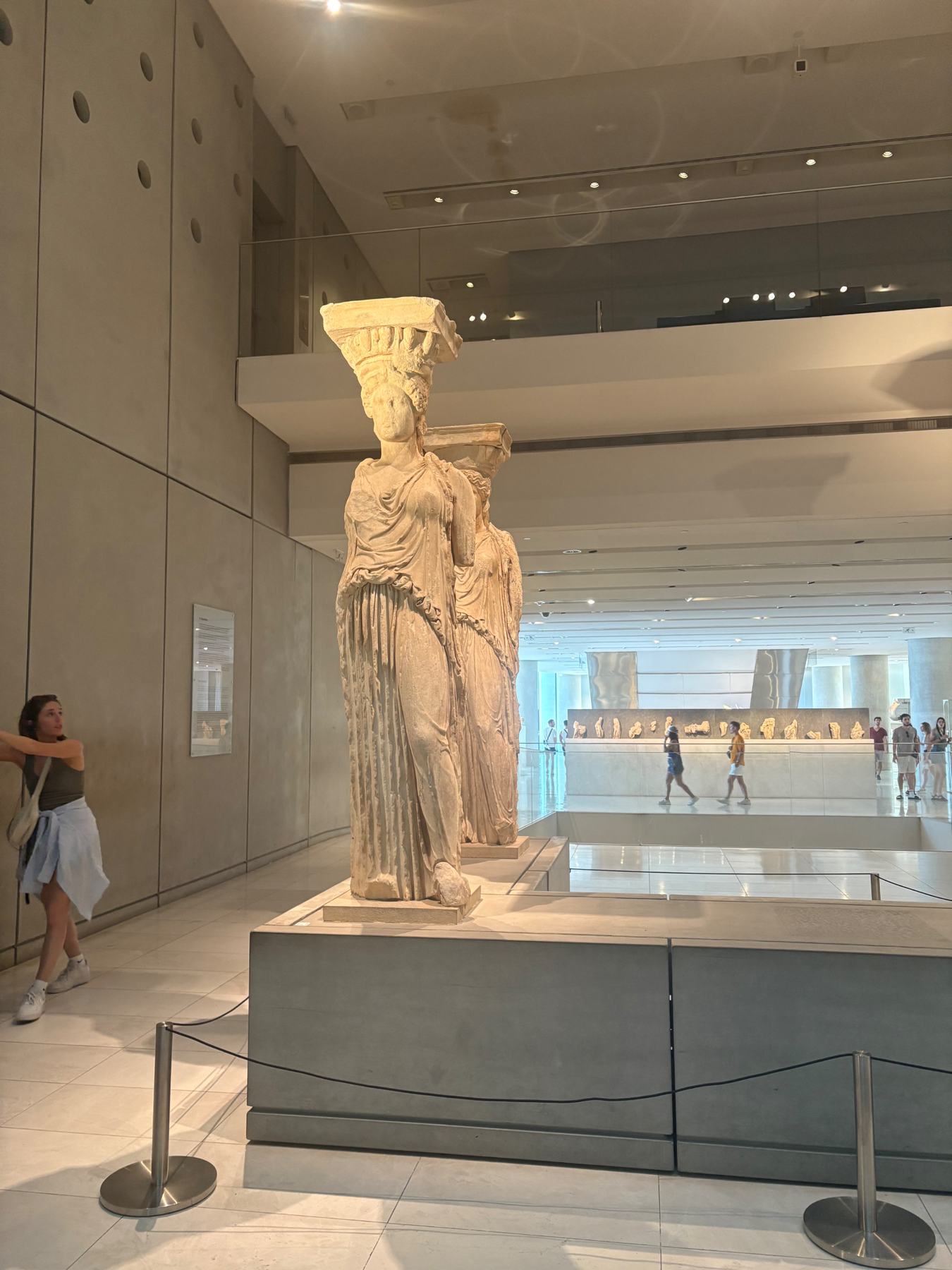 The Caryatid figures of the Erechtheion
