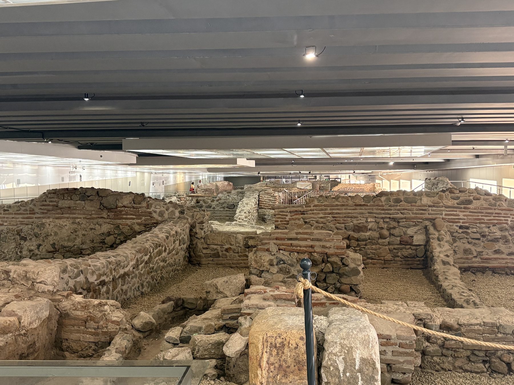 Ancient paved Roman street uncovered beneath Sofia