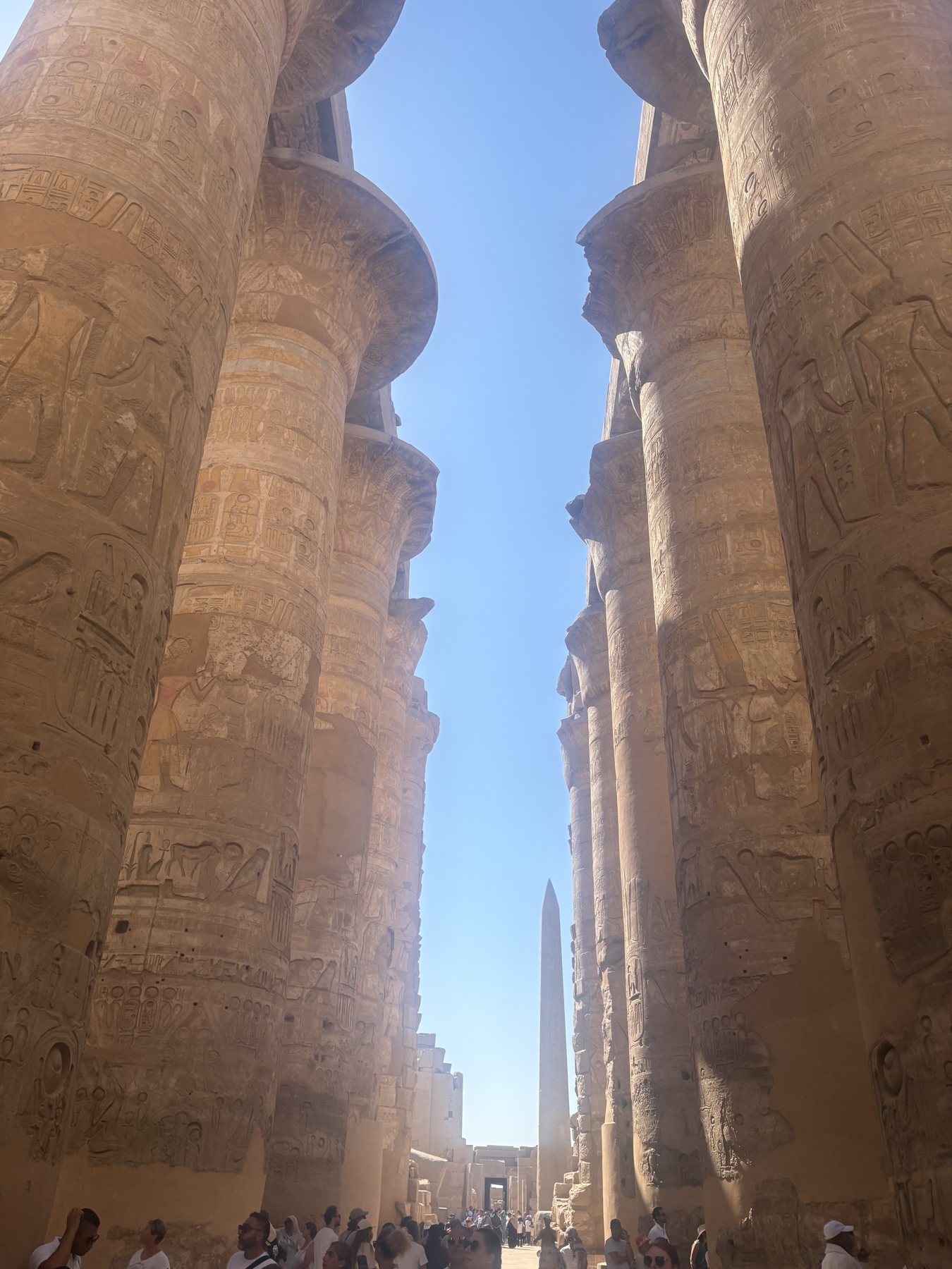 The great hypostyle hall of Karnak